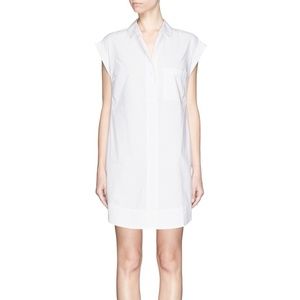 J. Crew White Shirtdress